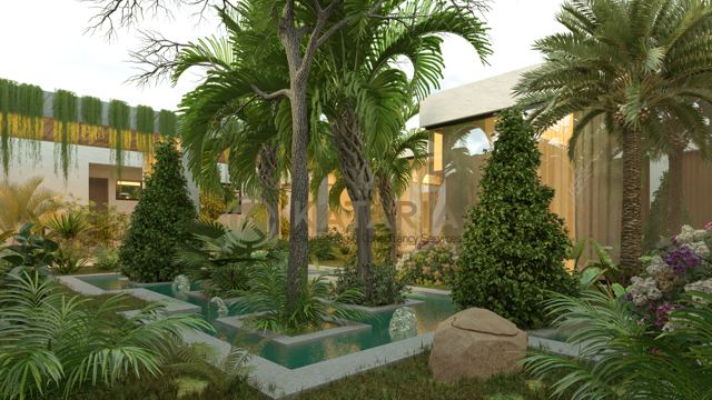 Courtyard with Fountain